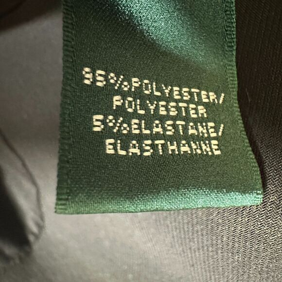 Lauren Ralph Lauren Black Fitted Cinched Ruched Cocktail Dress Size 16 - Picture 2 of 6